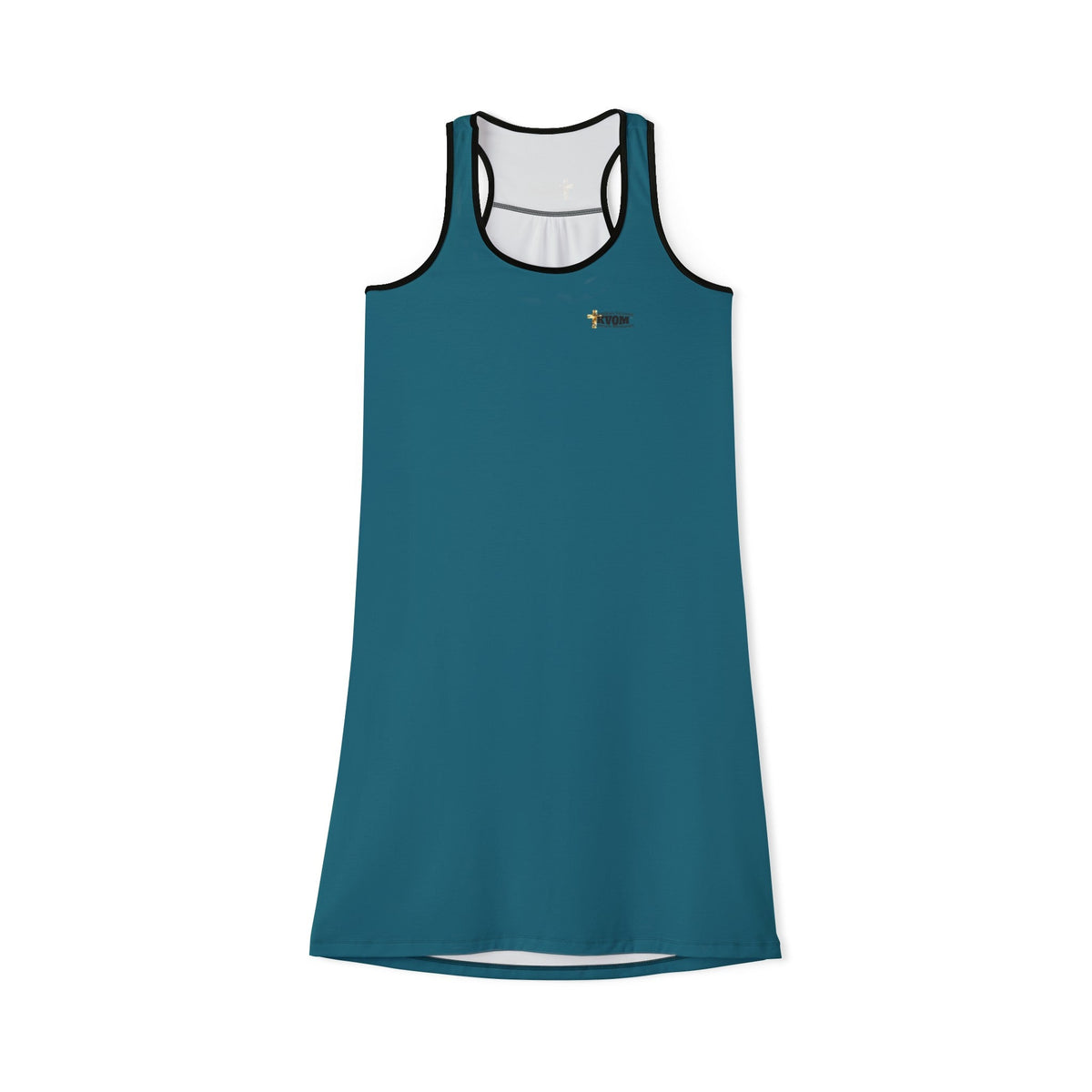 KVOM Side Logo Women's Midi Racerback Dress