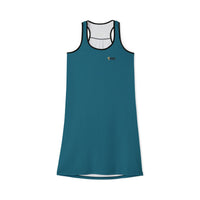 KVOM Side Logo Women's Midi Racerback Dress