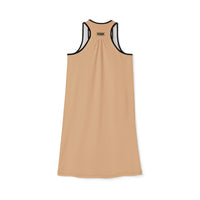 KVOM Side Logo Women's Midi Racerback Dress