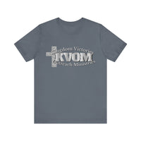 KVOM Silver Steel Logo Unisex Relaxed Fit T-Shirt-KVOM