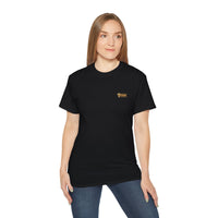 KVOM True Gold Logo Unisex Black Tee-KVOM