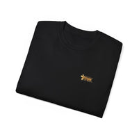 KVOM True Gold Logo Unisex Black Tee-KVOM