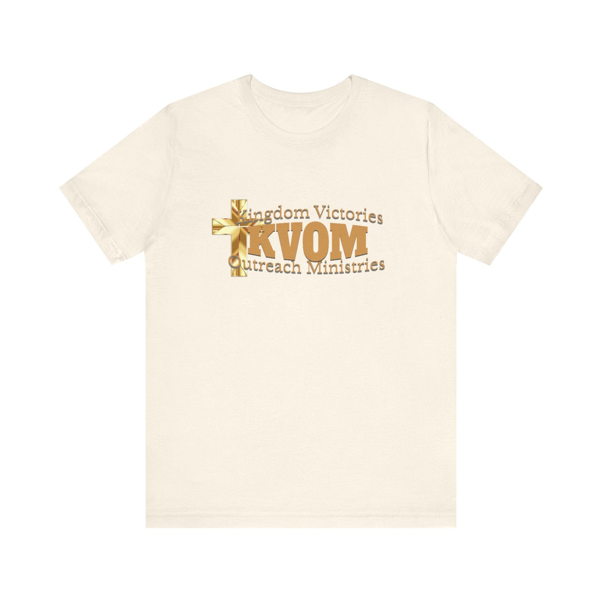 KVOM True Gold Logo Unisex Short Sleeve T-Shirt-KVOM