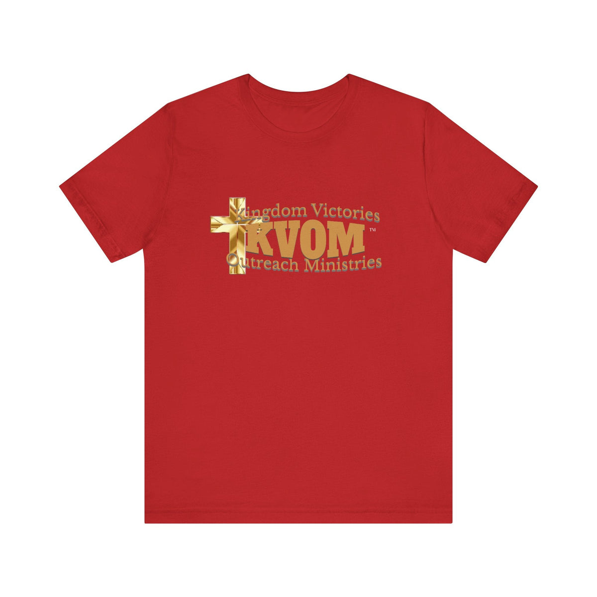 KVOM True Gold Logo Unisex Short Sleeve T-Shirt-KVOM