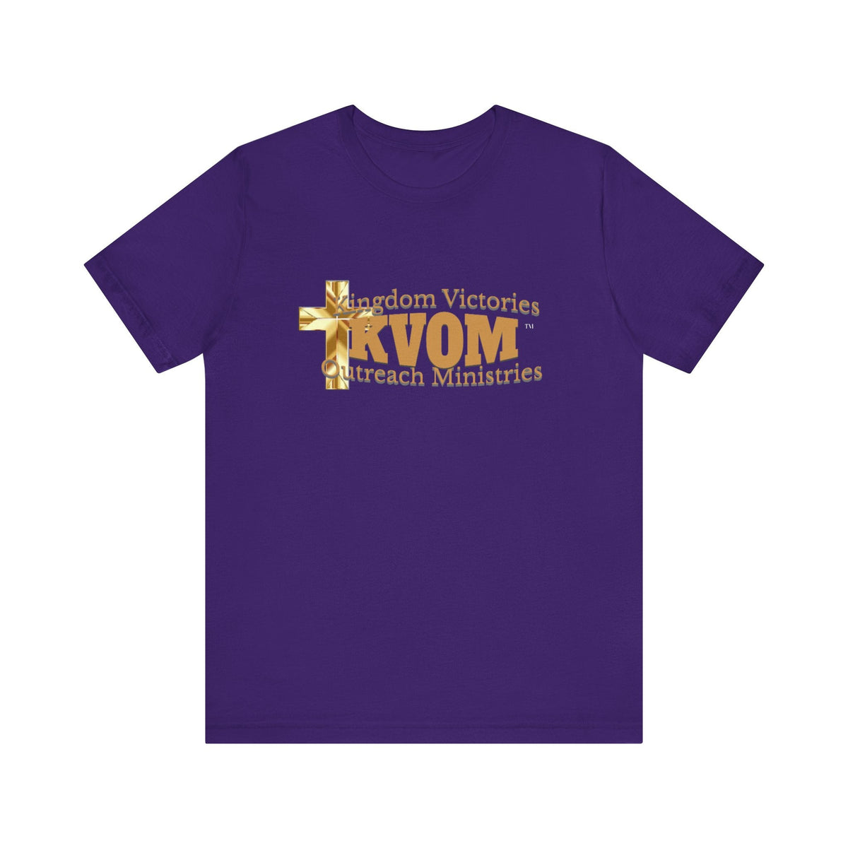 KVOM True Gold Logo Unisex Short Sleeve T-Shirt-KVOM