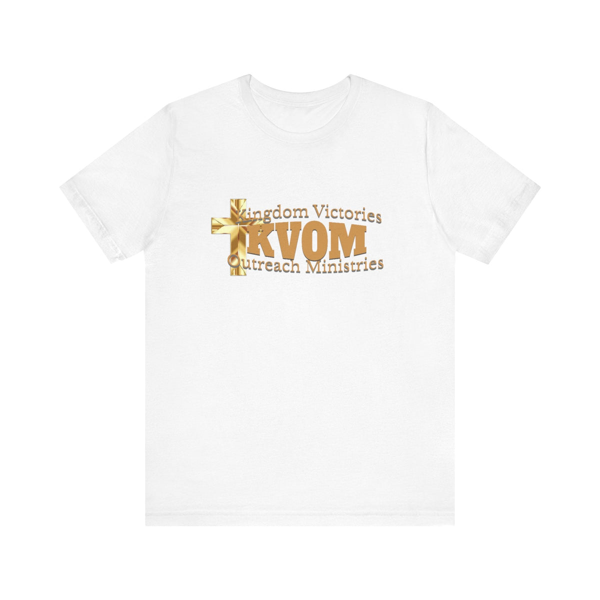 KVOM True Gold Logo Unisex Short Sleeve T-Shirt-KVOM