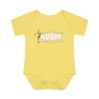 KVOM White Logo BabyOnsie-Children's Clothing-KVOM