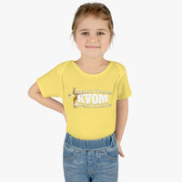 KVOM White Logo BabyOnsie-Children's Clothing-KVOM