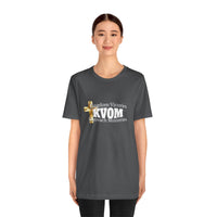 KVOM White Logo Unisex Short Sleeve T-Shirt-KVOM