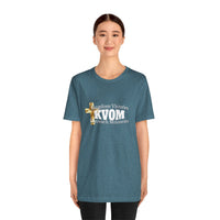 KVOM White Logo Unisex Short Sleeve T-Shirt-KVOM