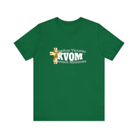 KVOM White Logo Unisex Short Sleeve T-Shirt-KVOM