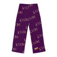 KVOM Women's Comfy Pants Drk Purple & Gold-KVOM