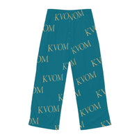 KVOM Women's Comfy Pants, Jade & Gold-KVOM