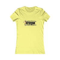 KVOM Women's Favorite Tee, Black Logo-KVOM