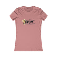 KVOM Women's Favorite Tee, Black Logo-KVOM