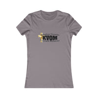 KVOM Women's Favorite Tee, Black Logo-KVOM