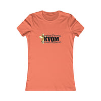 KVOM Women's Favorite Tee, Black Logo-KVOM