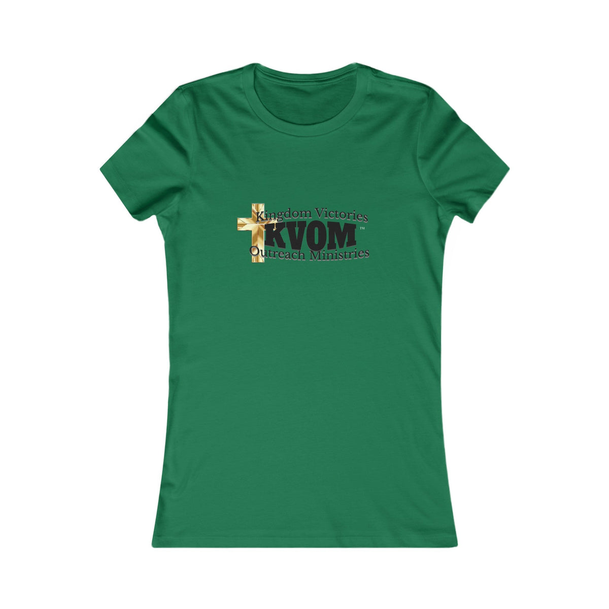 KVOM Women's Favorite Tee, Black Logo-KVOM