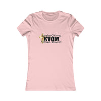 KVOM Women's Favorite Tee, Black Logo-KVOM