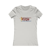 KVOM Women's Favorite Tee, Maroon Logo-KVOM