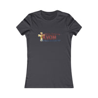 KVOM Women's Favorite Tee, Maroon Logo-KVOM