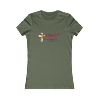 KVOM Women's Favorite Tee, Maroon Logo-KVOM