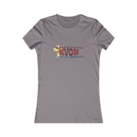 KVOM Women's Favorite Tee, Maroon Logo-KVOM