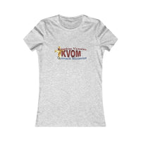 KVOM Women's Favorite Tee, Maroon Logo-KVOM