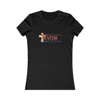 KVOM Women's Favorite Tee, Maroon Logo-KVOM