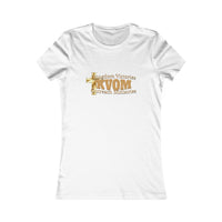 KVOM Women's Favorite Tee, True Gold Logo-KVOM