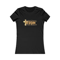 KVOM Women's Favorite Tee, True Gold Logo-KVOM