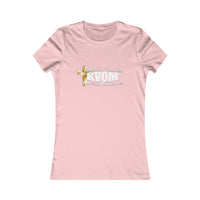 KVOM Women's Favorite Tee, White Logo-KVOM