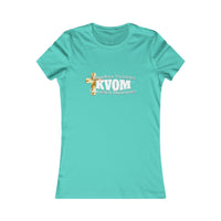 KVOM Women's Favorite Tee, White Logo-KVOM