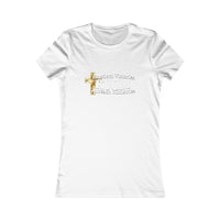 KVOM Women's Favorite Tee, White Logo-KVOM