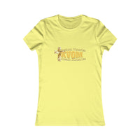 KVOM Women's Favorite Tee, Yellow Gold Logo-KVOM