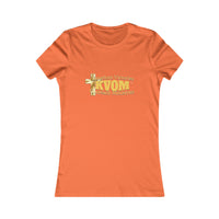 KVOM Women's Favorite Tee, Yellow Gold Logo-KVOM