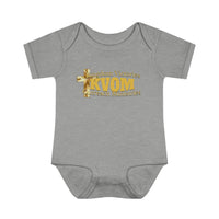 KVOM Yellow Gold Logo Baby Onsie-Children's Clothing-KVOM