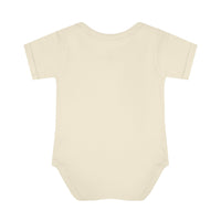 KVOM Yellow Gold Logo Baby Onsie-Children's Clothing-KVOM