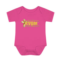 KVOM Yellow Gold Logo Baby Onsie-Children's Clothing-KVOM