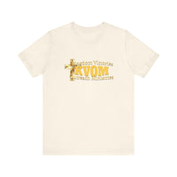 KVOM Yellow Gold Logo Unisex Short Sleeve T-Shirt-KVOM