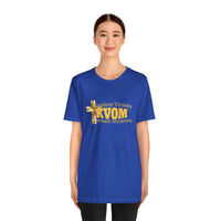 KVOM Yellow Gold Logo Unisex Short Sleeve T-Shirt-KVOM