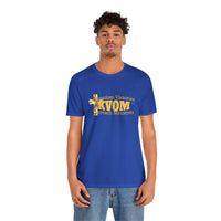 KVOM Yellow Gold Logo Unisex Short Sleeve T-Shirt-KVOM