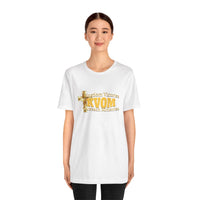 KVOM Yellow Gold Logo Unisex Short Sleeve T-Shirt-KVOM