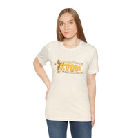 KVOM Yellow Gold Logo Unisex Short Sleeve T-Shirt-KVOM