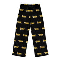 KVOM Yellow Gold Women's Comfy Pants, Black-KVOM