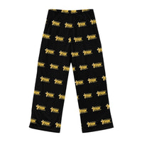 KVOM Yellow Gold Women's Comfy Pants, Black-KVOM