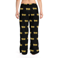 KVOM Yellow Gold Women's Comfy Pants, Black-KVOM