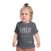 LOVED By The King of Kings Baby Short Sleeve T-Shirt-Children's Clothing-KVOM