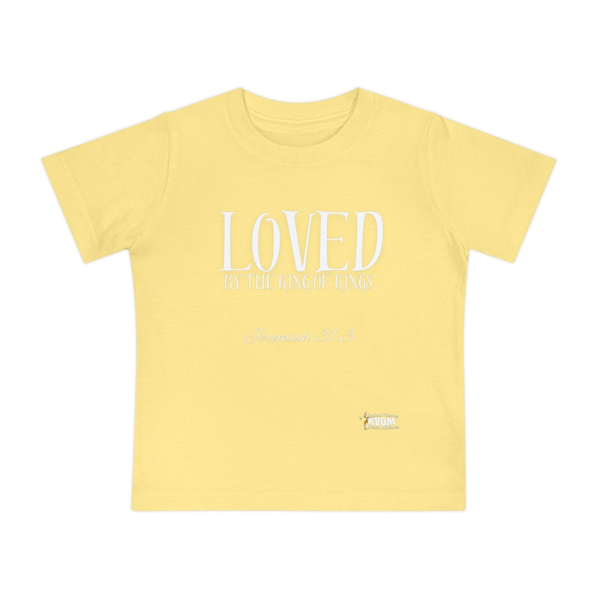 LOVED By The King of Kings Baby Short Sleeve T-Shirt-Children's Clothing-KVOM