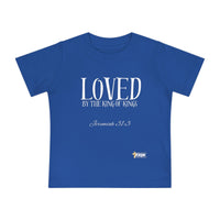 LOVED By The King of Kings Baby Short Sleeve T-Shirt-Children's Clothing-KVOM